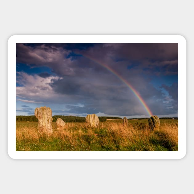 Duddo Stone Circle Sticker by davehudspeth